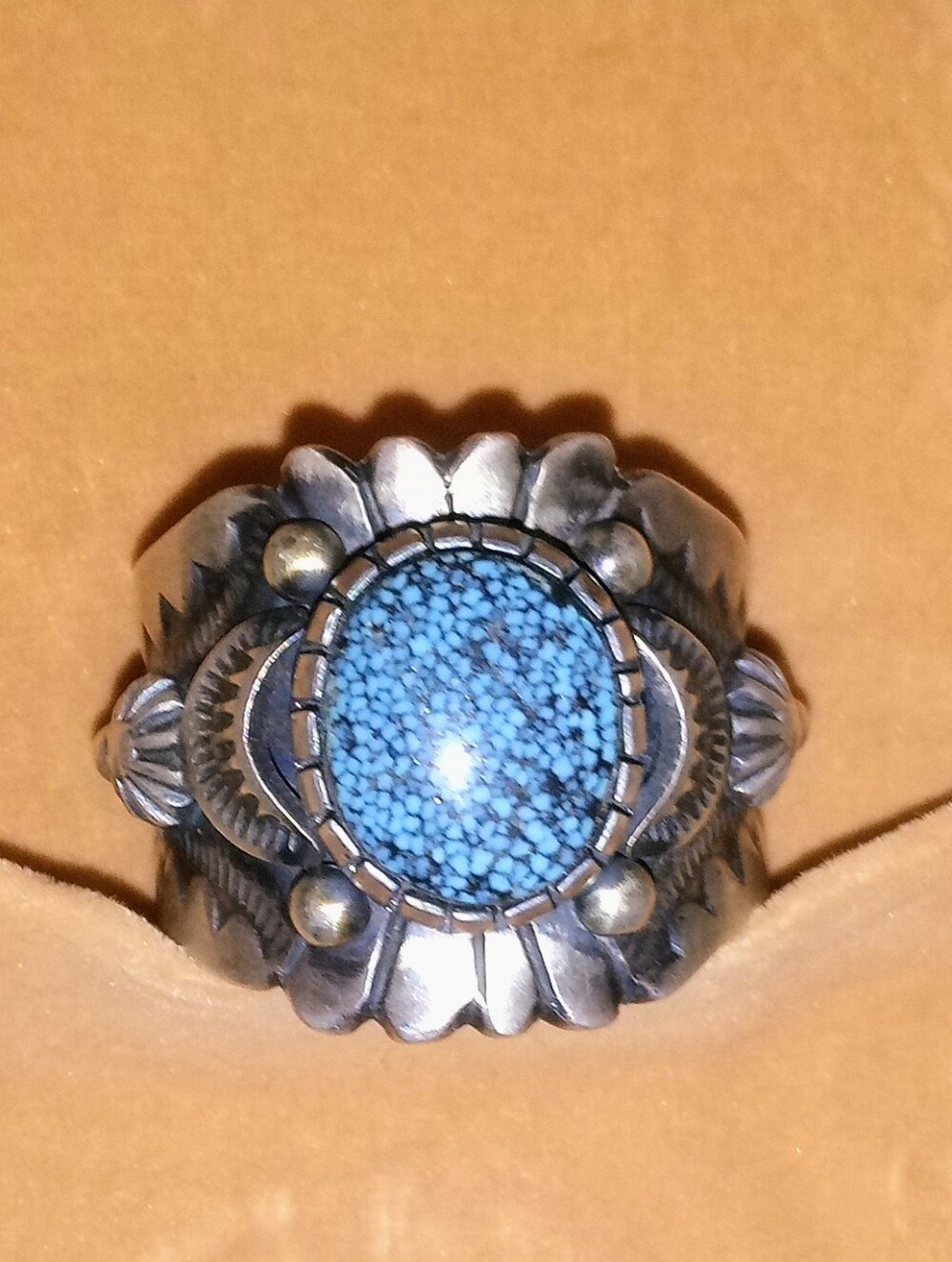 Ray Bennett King Spider Turquoise Ring